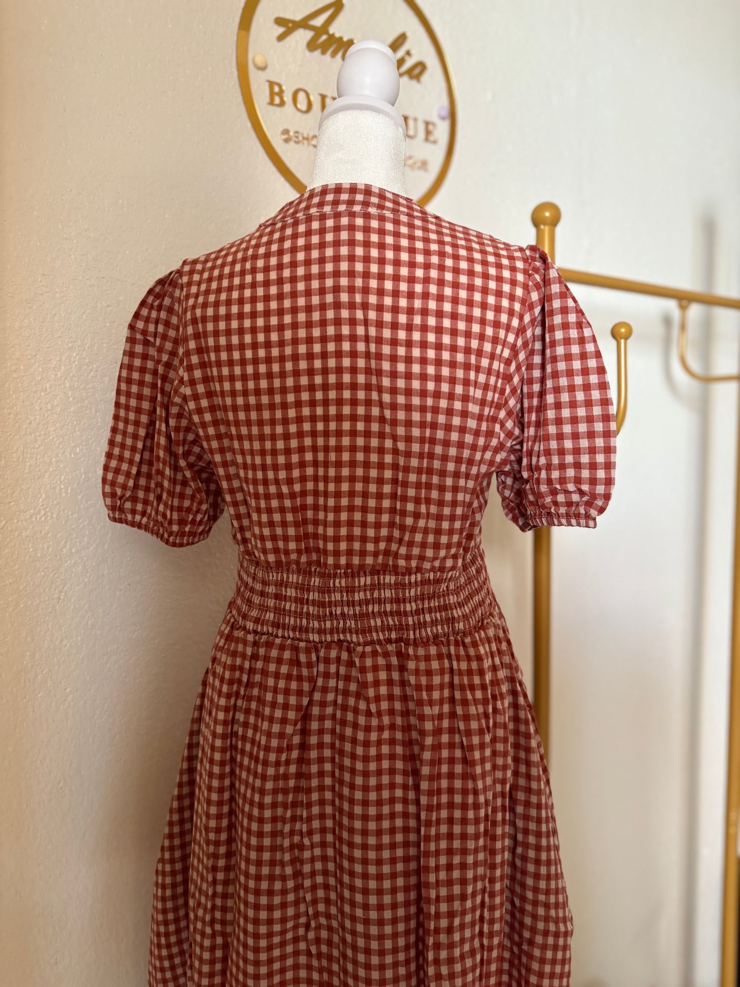 Vestido estampado Vichy 🌸