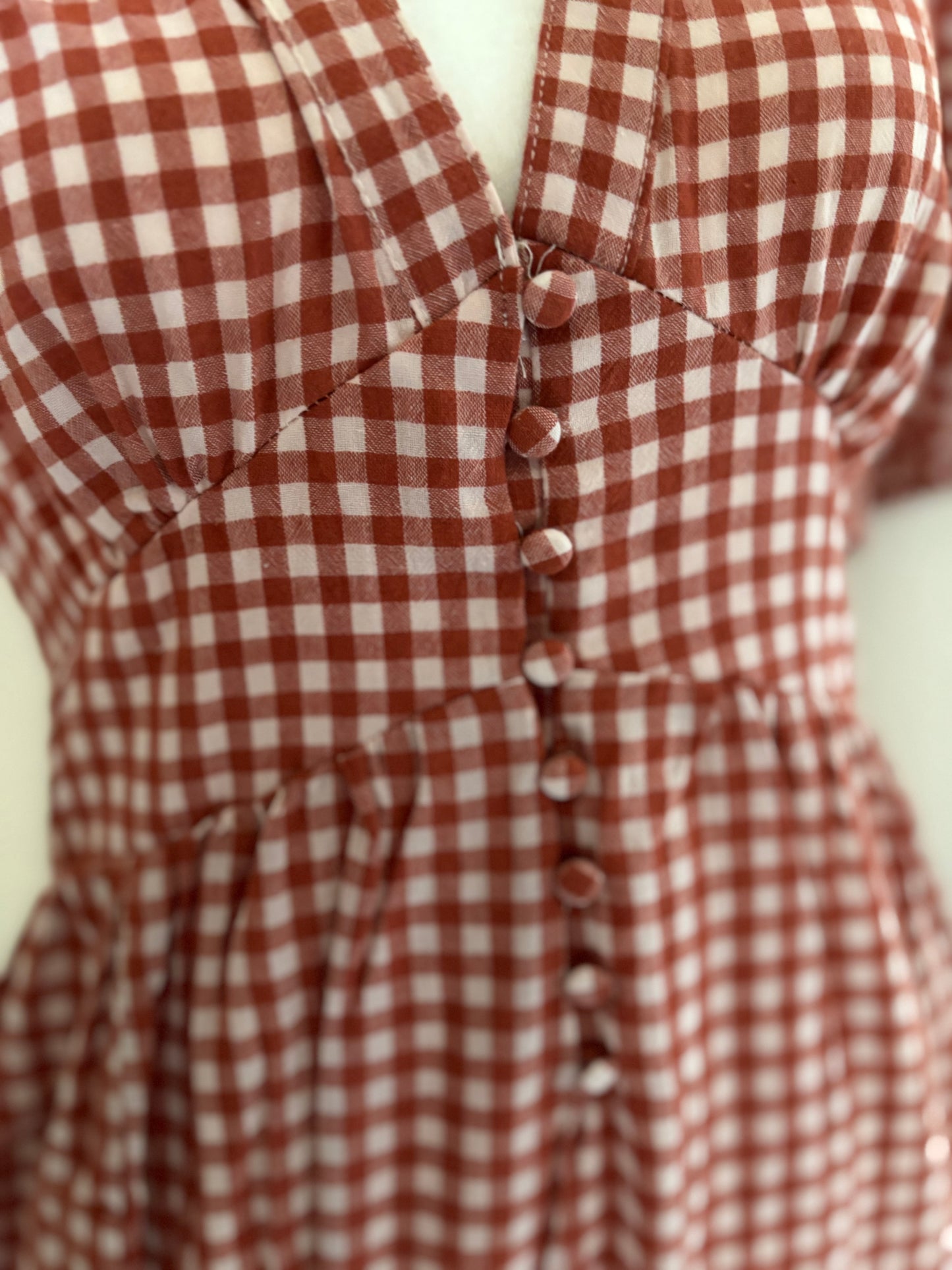 Vestido estampado Vichy 🌸