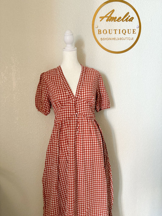 Vestido estampado Vichy ๐ธ