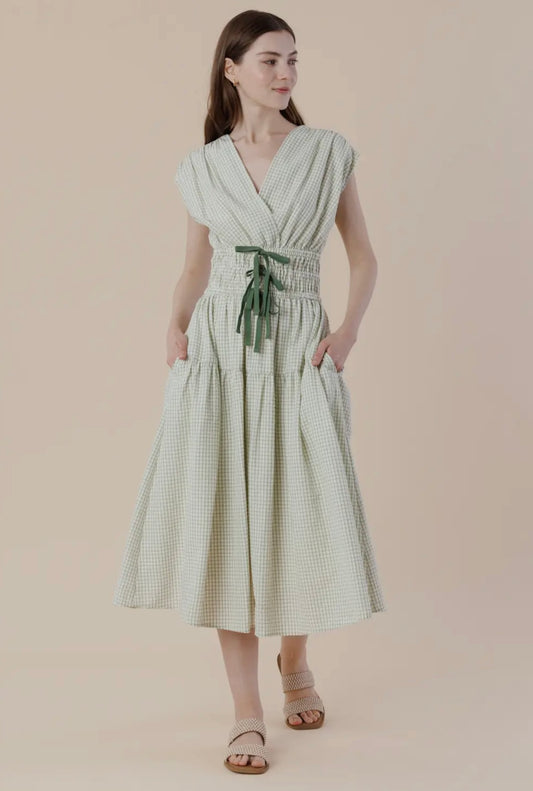 Vestido Moño Verde 💚