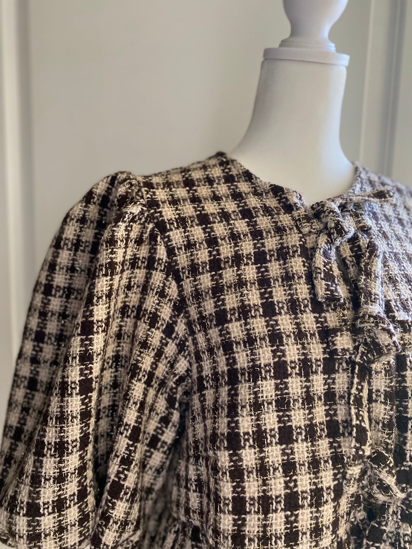 Blusa de Cuadros Tweed