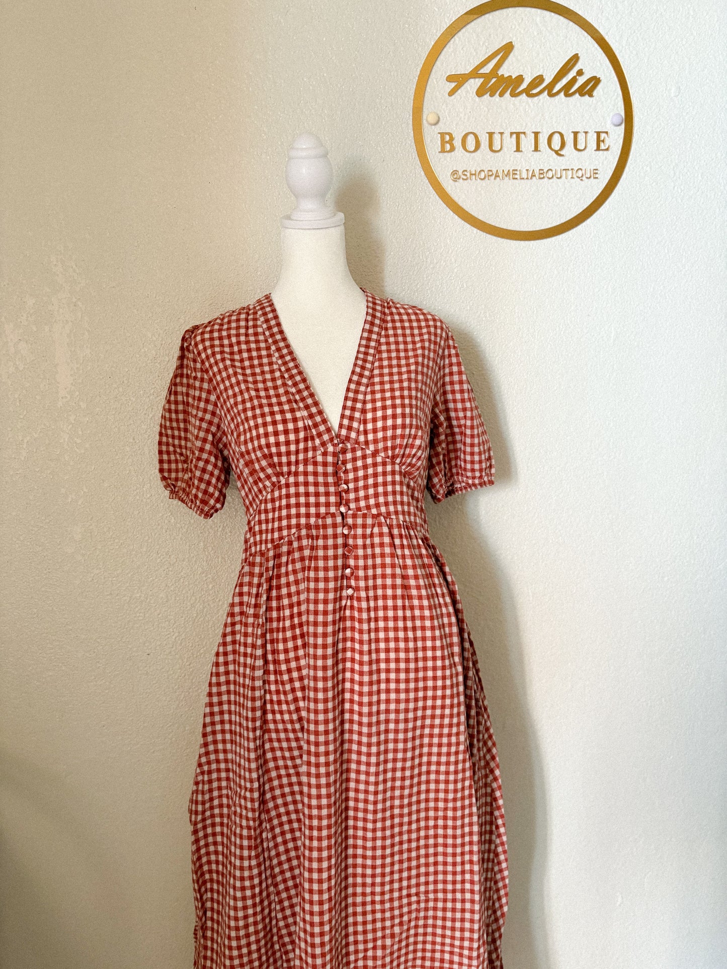 Vestido estampado Vichy 🌸